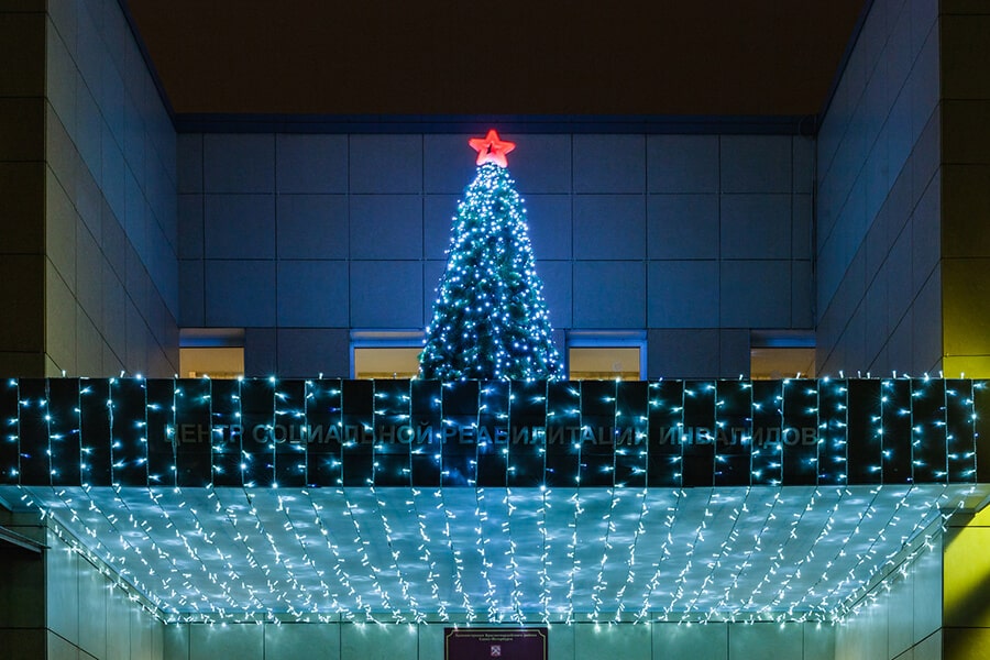 Уличная гирлянда Нить в Санкт-Петербурге – Christmas-SBb