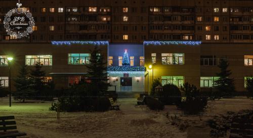 Монтаж гирлянд к Новому году центр социальной реабилитации инвалидов Санкт-Петербург