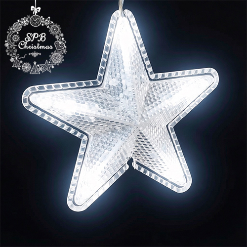 Светодиодная гирлянда арка «Звезды» (138LED, 16 фигурок, 3х1,2м) Белый