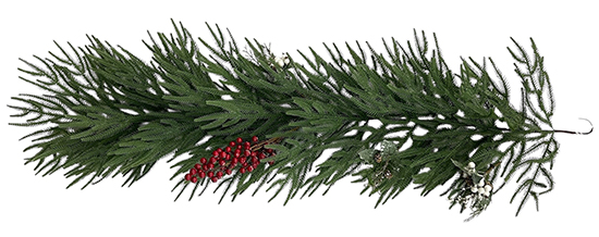 Хвойная гирлянда Еловая «Скандинавия Люкс»