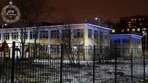 Новогоднее оформление детский сад №  20 Московского района г.Санкт-Петербурга