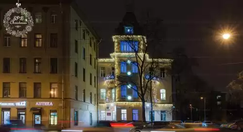 Оформление здания к Новому году