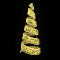 Световая конусная елка «Спираль со звездой» (3,7м) тепло белый