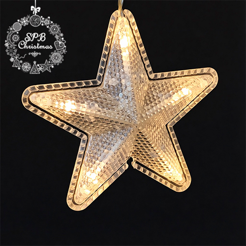 Светодиодная гирлянда арка «Звезды» (138LED, 16 фигурок, 3х1,2м) теплый белый