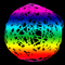 Светодиодная гирлянда «Шарики из ниток» (10LED,d6см,2м) разноцветная