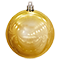 Елочный шар (1шт, d25см, глянцевый) золотой