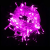 Светодиодная гирлянда штора-занавес 440LED (3х3м) розовый