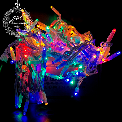 Уличная гирлянда бахрома PREMIUM (120LED, 3х0,6м, IP67, белый провод каучук) RGB