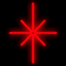 Фигура из дюралайта «Полярная звезда» (50х70см, IP65, уличная) красный