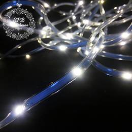 Уличная светодиодная лента SMD3528 "Струна" (26LED на 1м, 5м, IP65, 8 режимов, 12в)