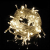 Светодиодная гирлянда с насадками «Пушистые снежинки» (100LED, 8м) теплый белый