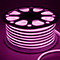Гибкий неон круглый 360° (120LED на 1м, SMD2835, D16мм, IP68, 1м) розовый
