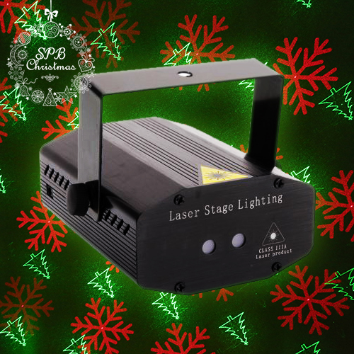 Лазерный проектор светомузыка «Laser Stage Lighting Double» (2 луча)