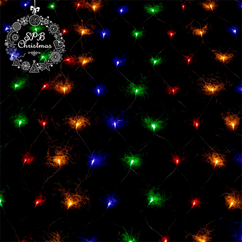 Светодиодная гирлянда сетка (400LED, 3х2м) разноцветная
