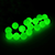 Светодиодная гирлянда с насадками «Мульти шарики» (100LED, 8м, d17мм) зеленый