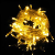 Светодиодная гирлянда штора-занавес 192LED (2х2м) желтый