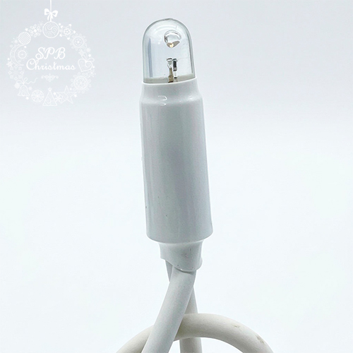 Уличная гирлянда нить PREMIUM (100LED, 10м, IP67, белый провод каучук) белый