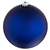 Елочный шар (1шт, d10см, матовые) синий