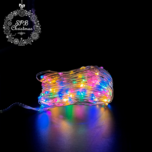 Светодиодная гирлянда «Роса» от сети (200LED,20м) разноцветная