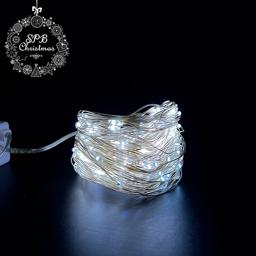 Светодиодная гирлянда «Роса» от сети (200LED,20м) белый