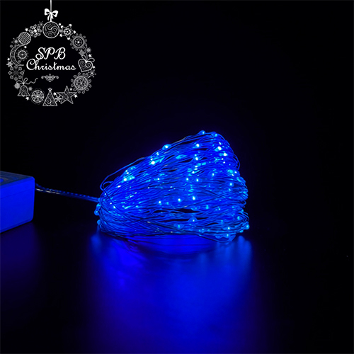 Светодиодная гирлянда «Роса» от сети (200LED,20м) синий