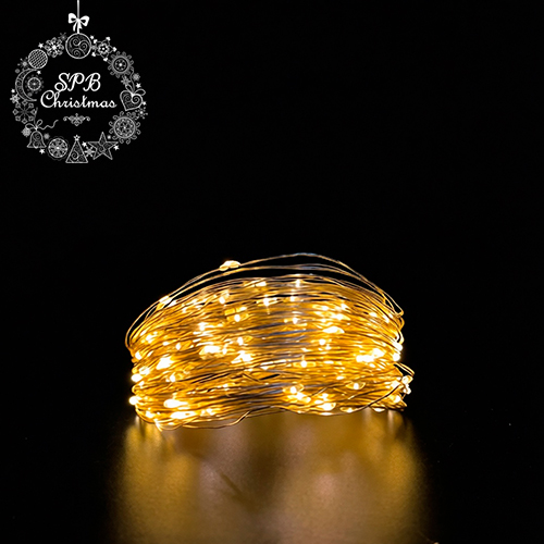 Светодиодная гирлянда «Роса» от сети (200LED,20м) теплый белый