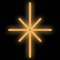 Фигура из дюралайта «Полярная звезда» (70х100см, IP65, уличная) теплый белый