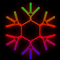 Фигура из дюралайта «Снежинка №1» (100х110см, IP65, уличная) RGB