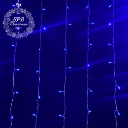 Светодиодная гирлянда занавес HOME PRO (64LED, 1х1м) синий