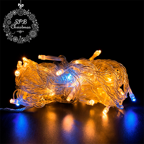 Светодиодная гирлянда нить HOME PRO (50LED, 6м) теплый белый-вспышки белый