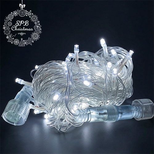 Светодиодная гирлянда нить HOME PRO (50LED, 6м) белый-вспышки белый