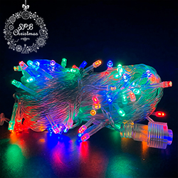 Светодиодная гирлянда нить HOME PRO (100LED, 12м) разноцветная