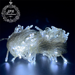 Светодиодная гирлянда нить HOME PRO (100LED, 12м) белый
