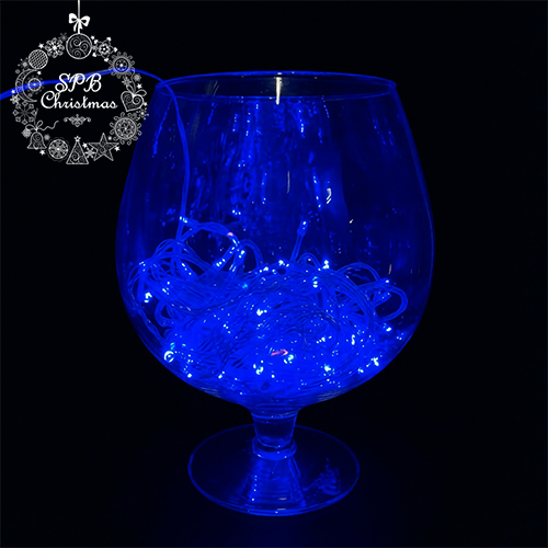 Светодиодная гирлянда Нить 100LED (10м,силикон) синий