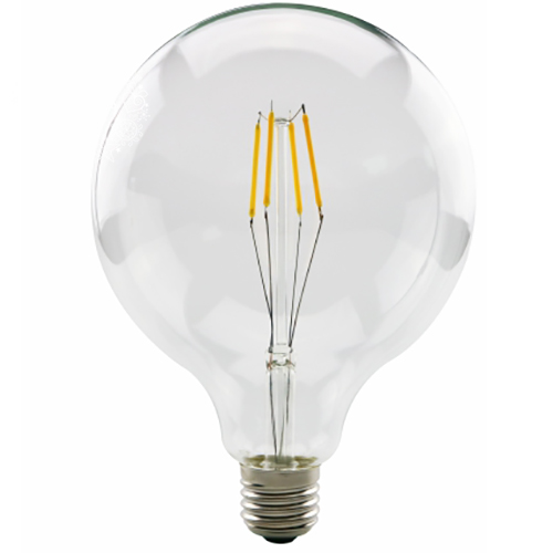 Филаментная ретро лампа Эдисона (Е27, G125мм, 2Вт, 2700К теплый белый)