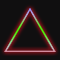 Световой подвес на деревья «Треугольник» (58х66см, 56LED, IP65) RGB